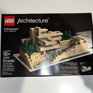 Authentic Unopened Brand New Frank Lloyd Wright Falling Water Lego